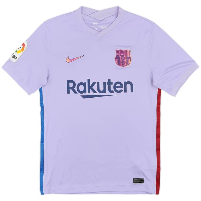 2021-22 Barcelona Away Shirt - 8/10 - (S)