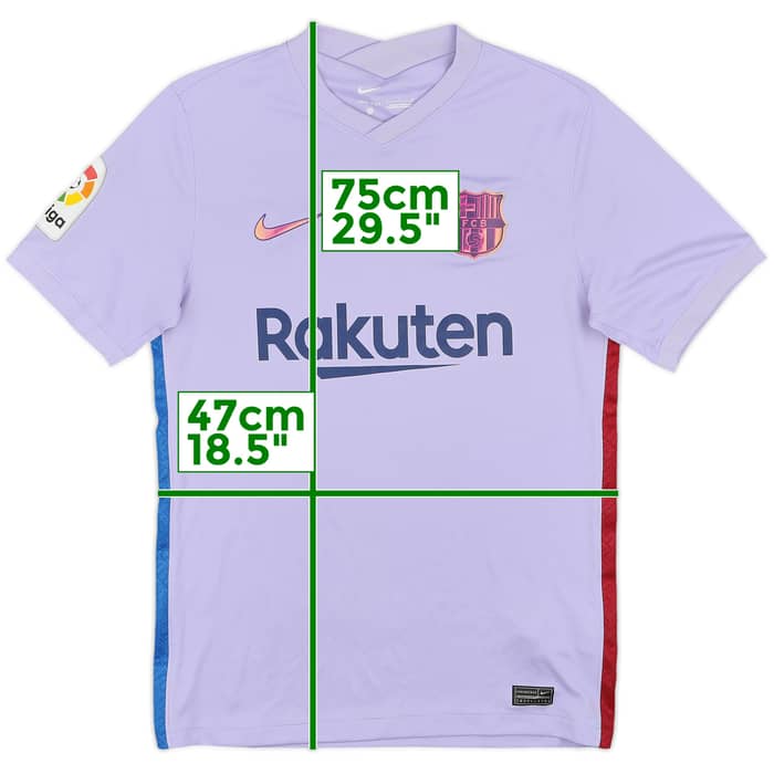 2021-22 Barcelona Away Shirt - 8/10 - (S)