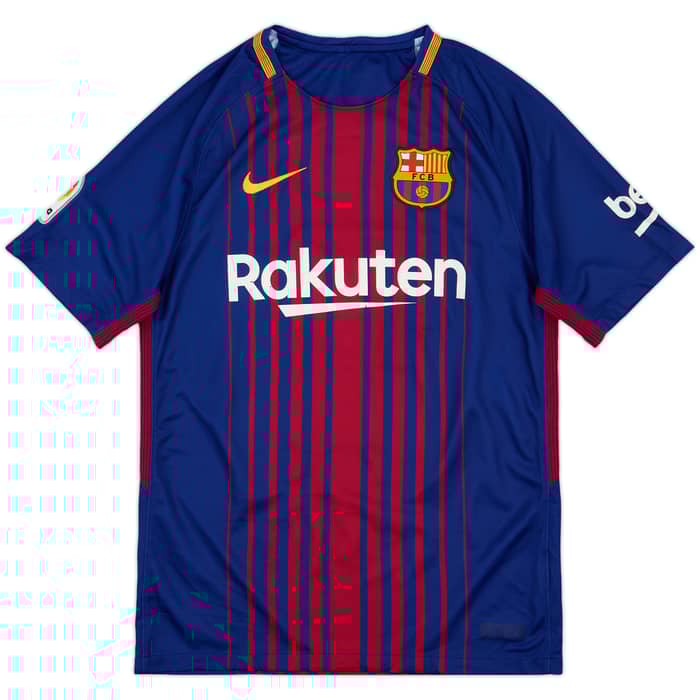 2017-18 Barcelona Home Shirt Coutinho #14 - 6/10 - (S)