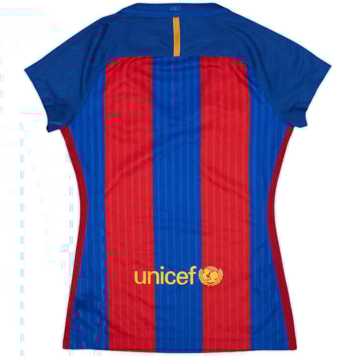 2016-17 Barcelona Home Shirt - 10/10 - (Women's XS)