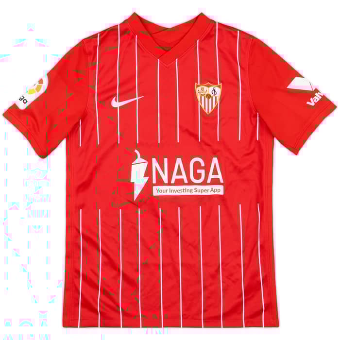 2021-22 Sevilla Away Shirt - 9/10 - (L.Boys)