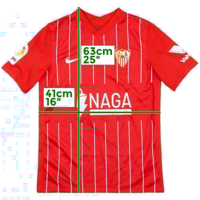 2021-22 Sevilla Away Shirt - 9/10 - (L.Boys)