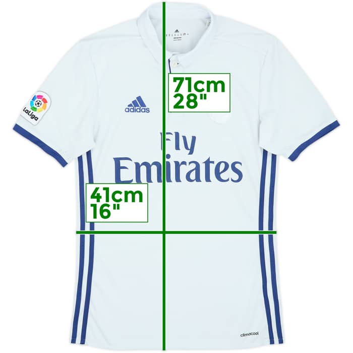 2016-17 Real Madrid Home Shirt - 3/10 - (XS)