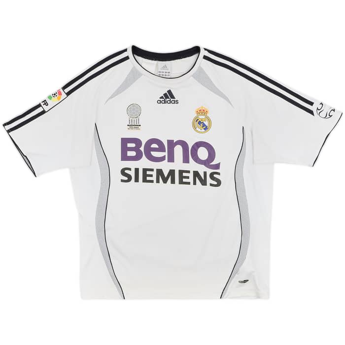 2006-07 Real Madrid Home Shirt - 7/10 - (L.Boys)