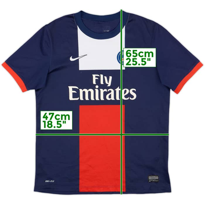 2013-14 Paris Saint-Germain Home Shirt - 7/10 - (XL.Boys)