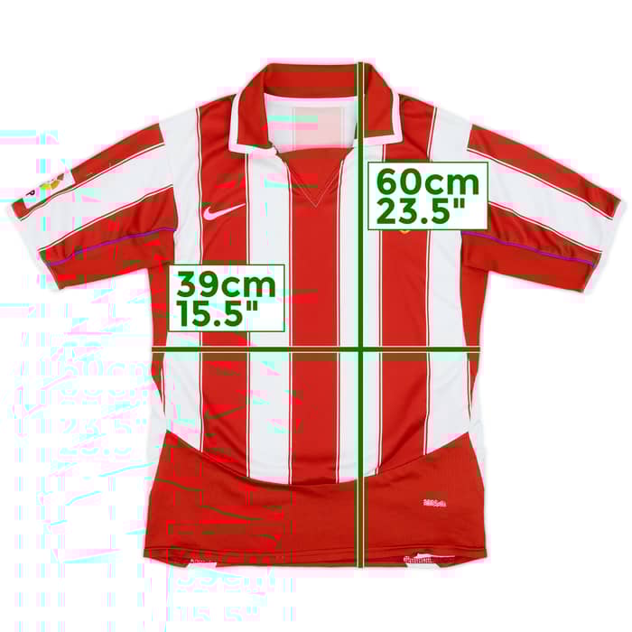 2003-04 Atletico Madrid Home Shirt - 7/10 - (XL.Boys)