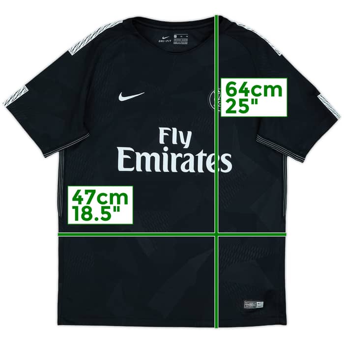 2017-18 Paris Saint-Germain Third Shirt - 9/10 - (XL.Boys)