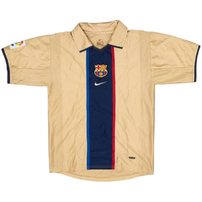 2001-03 Barcelona Away Shirt Saviola #7 - 9/10 - (L.Boys)