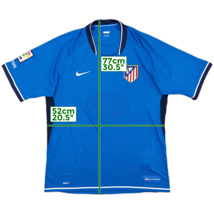 2007-08 Atletico Madrid Away Shirt - 4/10 - (L)