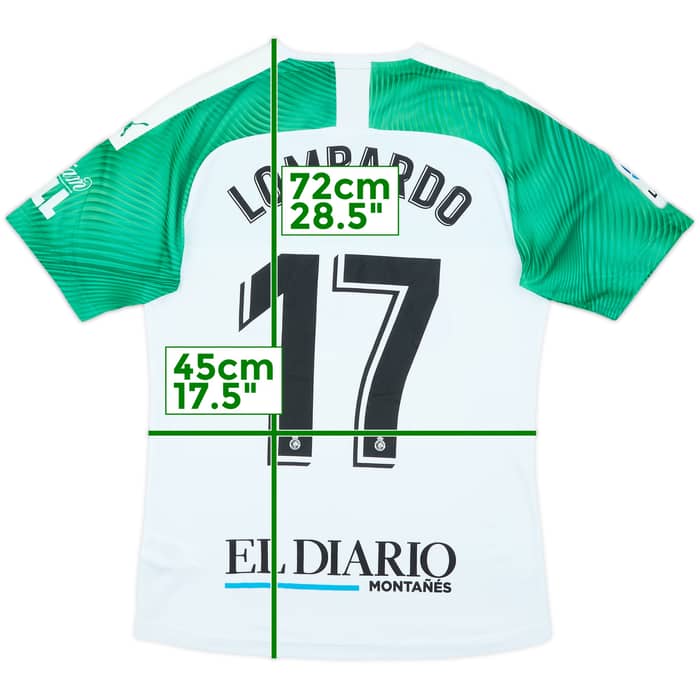 2019-20 Racing Santander Home Shirt Lombardo #17 - 6/10 - (M)
