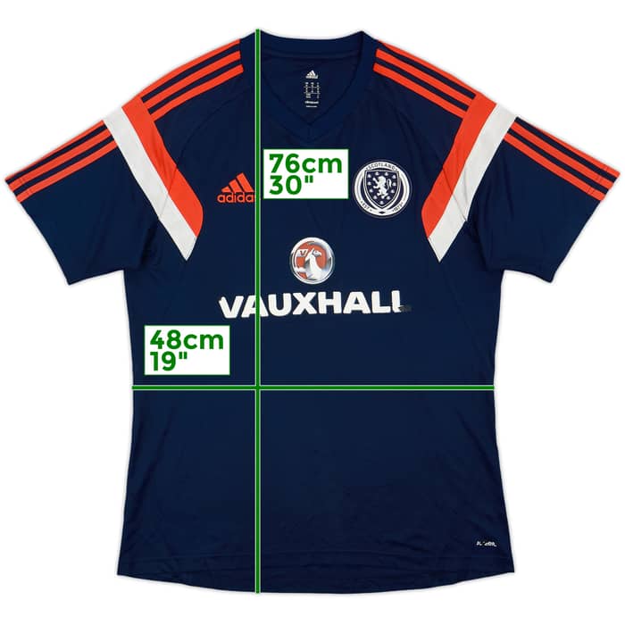 2013-14 Scotland adizero Training Shirt - 5/10 - (M)