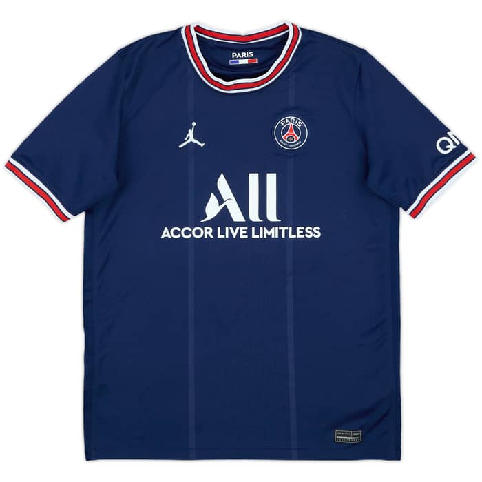 2021-22 Paris Saint-Germain Home Shirt Messi #30 - 8/10 - (XL.Boys)