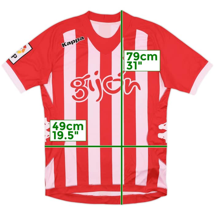 2012-13 Sporting Gijon Home Shirt - 6/10 - (M)