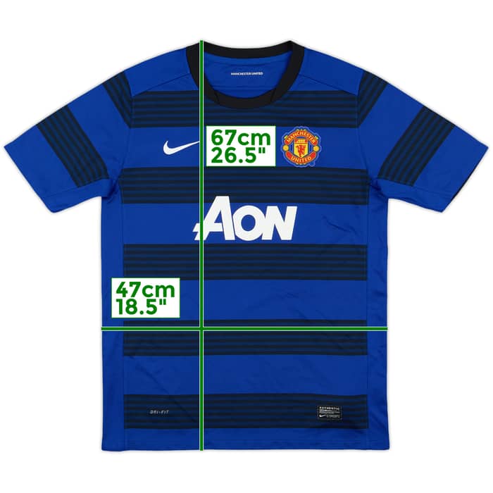 2011-13 Manchester United Away Shirt - 6/10 - (XL.Boys)