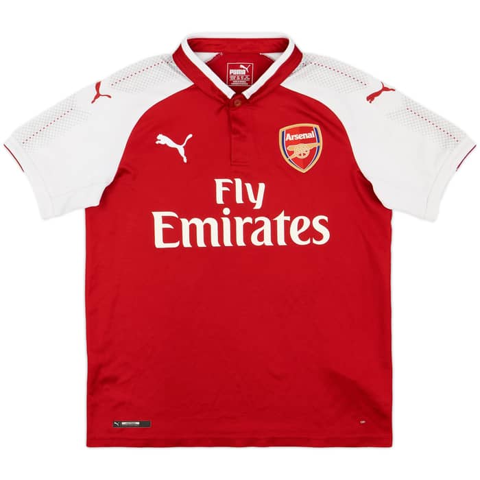 2017-18 Arsenal Home Shirt - 7/10 - (L.Boys)