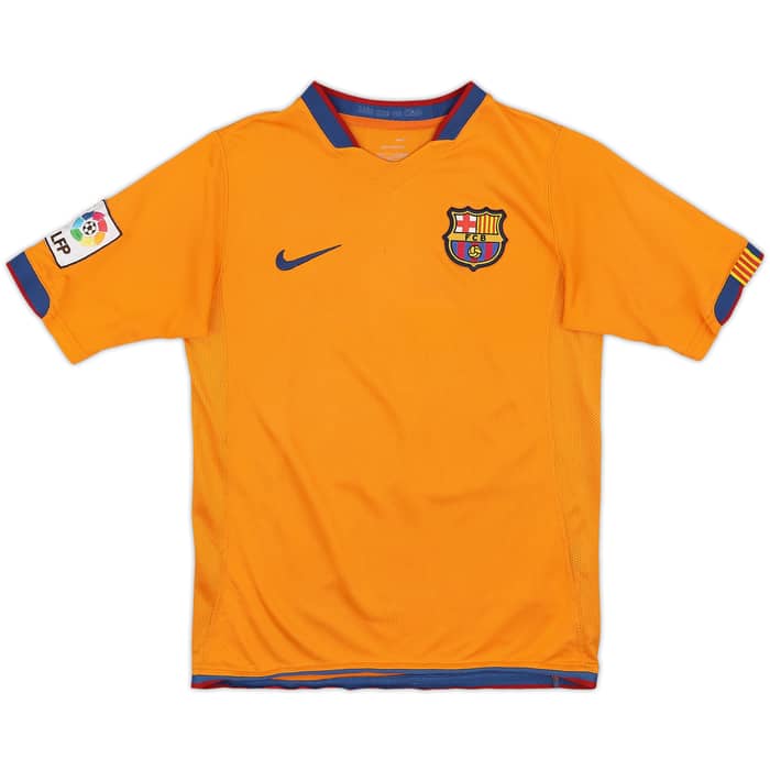 2006-08 Barcelona Away Shirt Ronaldinho #10 - 6/10 - (M.Boys)