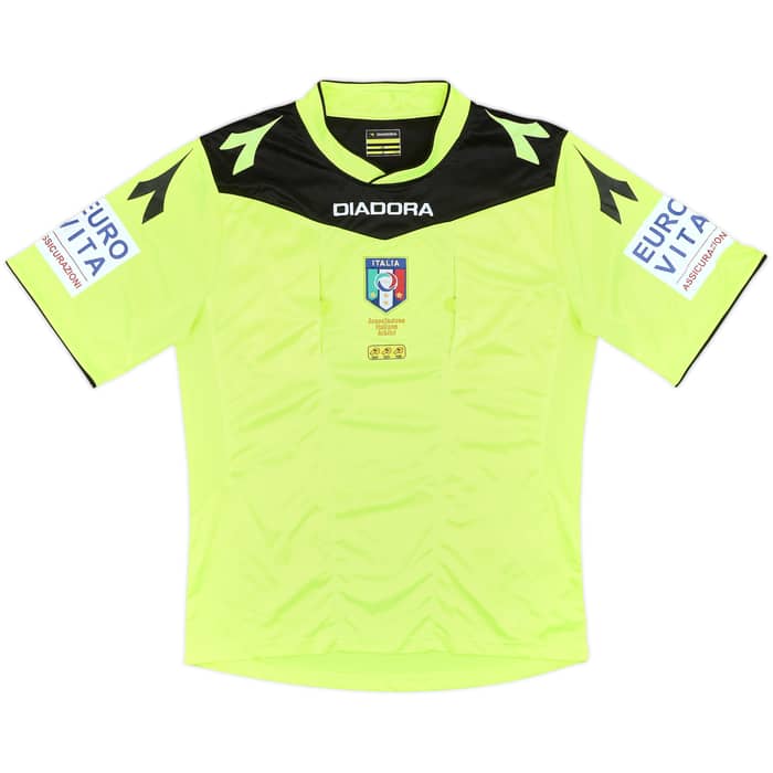 2014-15 Italy Diadora Referee Shirt - 9/10 - (S)