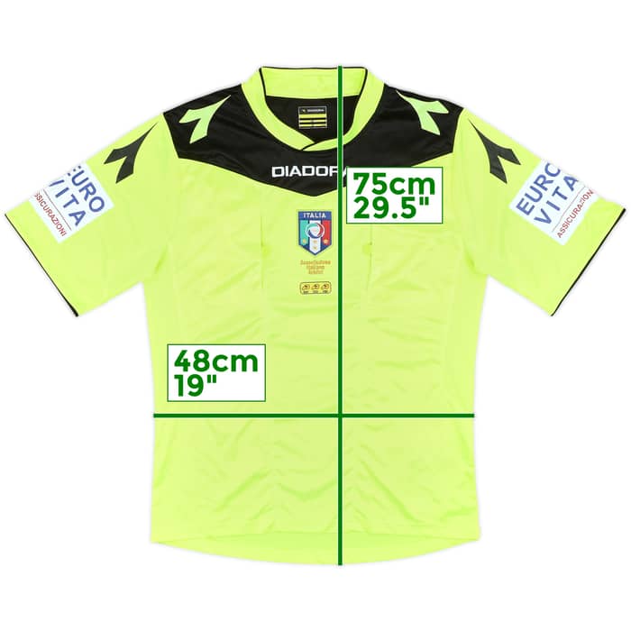 2014-15 Italy Diadora Referee Shirt - 9/10 - (S)