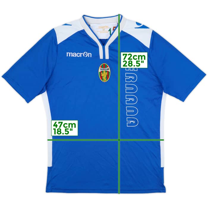 2017-18 Ternana Macron Player Issue Training Shirt - 8/10 - (M)