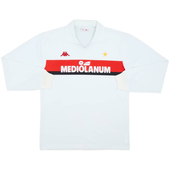 1987-88 AC Milan Away L/S Shirt - 9/10 - (L)