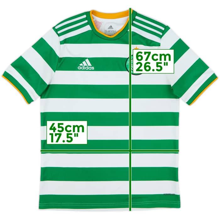 2020-21 Celtic Home Shirt - 8/10 - (L.Boys)