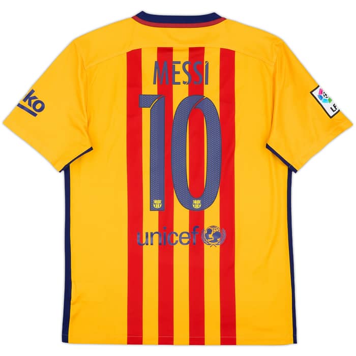 2015-16 Barcelona Away Shirt Messi #10 - 8/10 - (M)