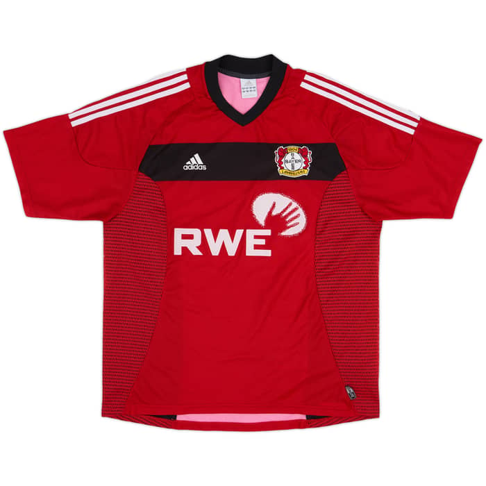 2002-04 Bayer Leverkusen Home Shirt Berbatov #9 - 7/10 - (XL)