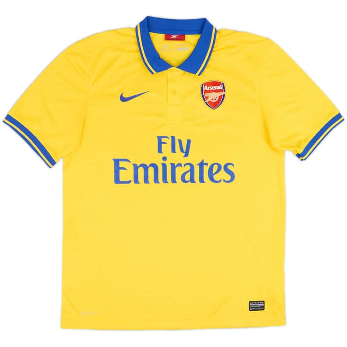 2013-14 Arsenal Away Shirt Arteta #8 - 6/10 - (L)