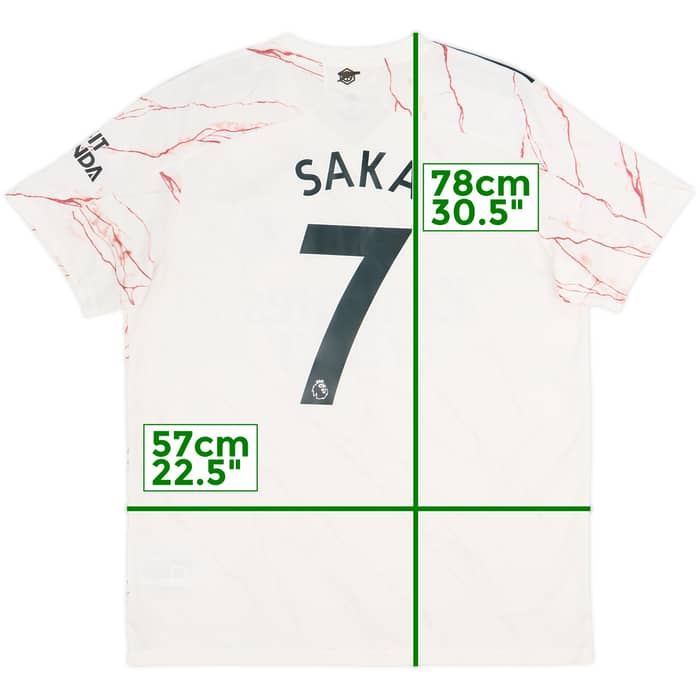 2020-21 Arsenal Camiseta Visitante Saka #7 - 9/10 - (XL)