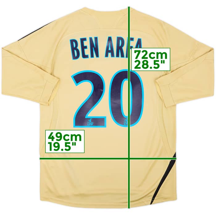 Camiseta de la tercera equipación del Olympique Marseille 2008-09 Ben Arfa #20 - 7/10 - (M)