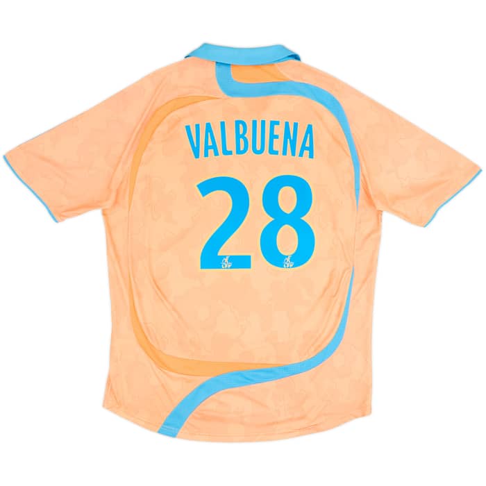 Camiseta de la tercera equipación del Olympique Marseille 2007-08 Valbuena #28 - 6/10 - (L)
