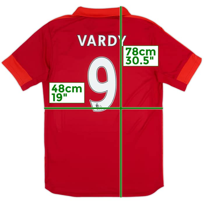 2016-17 Leicester Away Shirt Vardy #9 - 10/10 - (M)