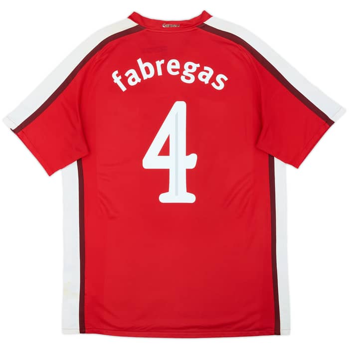 2008-10 Arsenal Home Shirt Fabregas #4 - 5/10 - (L)