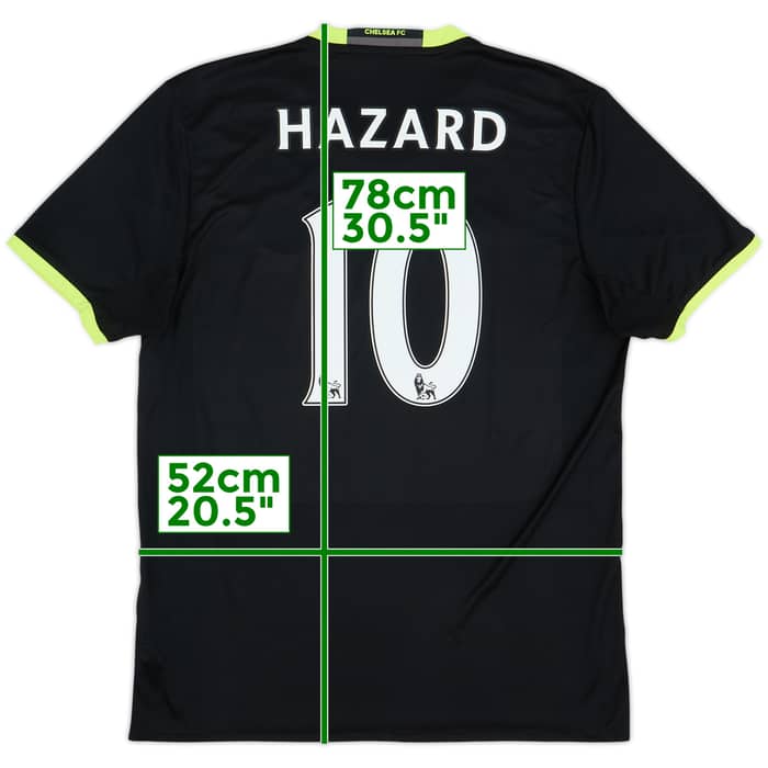 Camiseta de visitante del Chelsea 2016-17 Hazard #10 - 7/10 - (L)