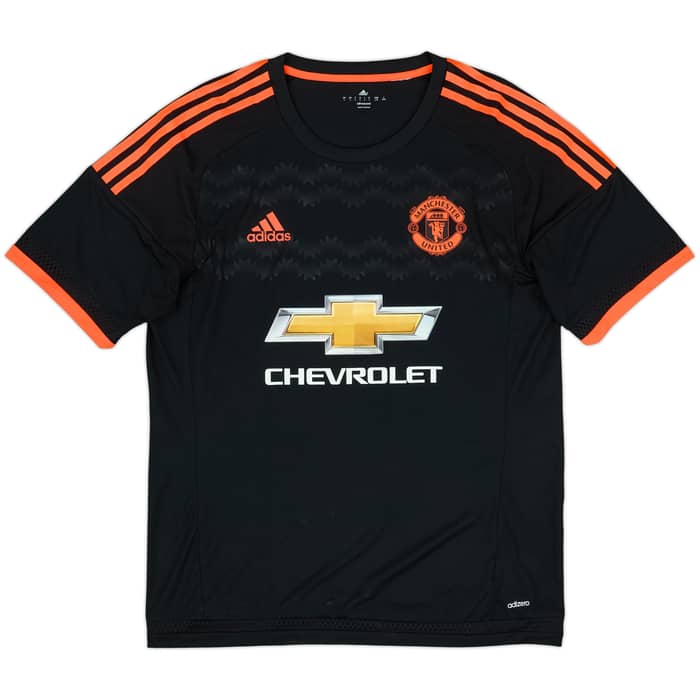 2015-16 Manchester United Authentic Third Shirt Carrick #16 - 7/10 - (L)