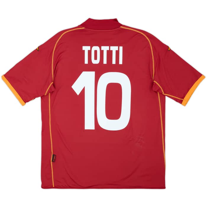 2008-09 Roma Home Shirt Totti #10 - 6/10 - (L)