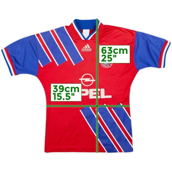 1993-95 Bayern Munich Home Shirt - 8/10 - (13-14 Years)