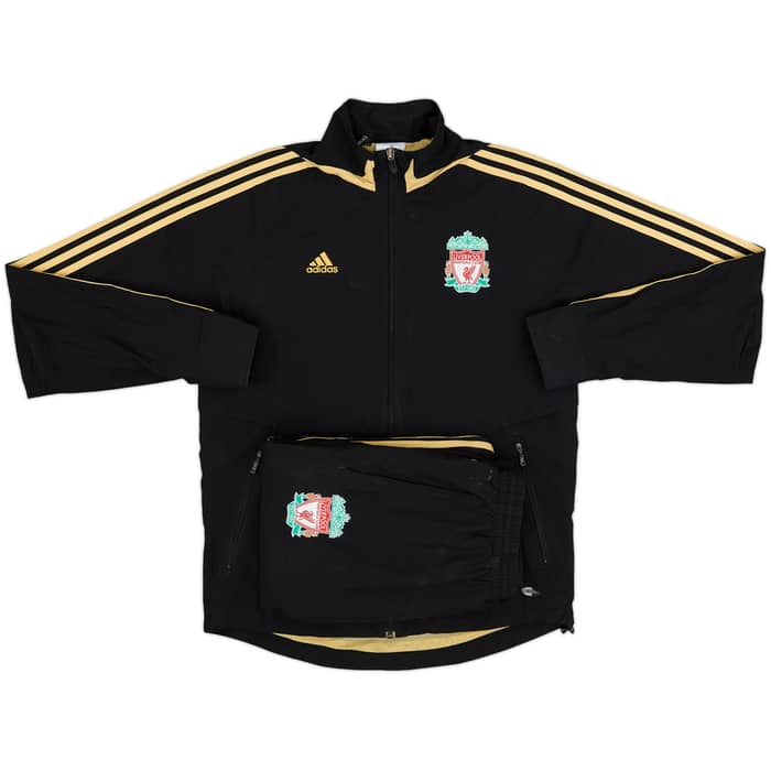 2008-09 Liverpool adidas Tracksuit - 8/10 - (M)