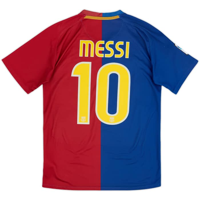 2008-09 Barcelona Home Shirt Messi #10 - 6/10 - (S)