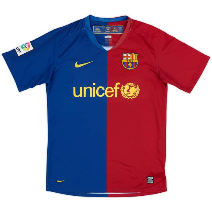 2008-09 Barcelona Home Shirt Messi #10 - 6/10 - (S)
