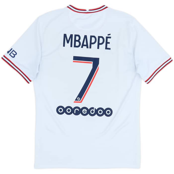 2021-22 Paris Saint-Germain Fourth Shirt Mbappe #7 - 6/10 - (S)