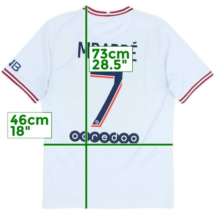 2021-22 Paris Saint-Germain Fourth Shirt Mbappe #7 - 6/10 - (S)