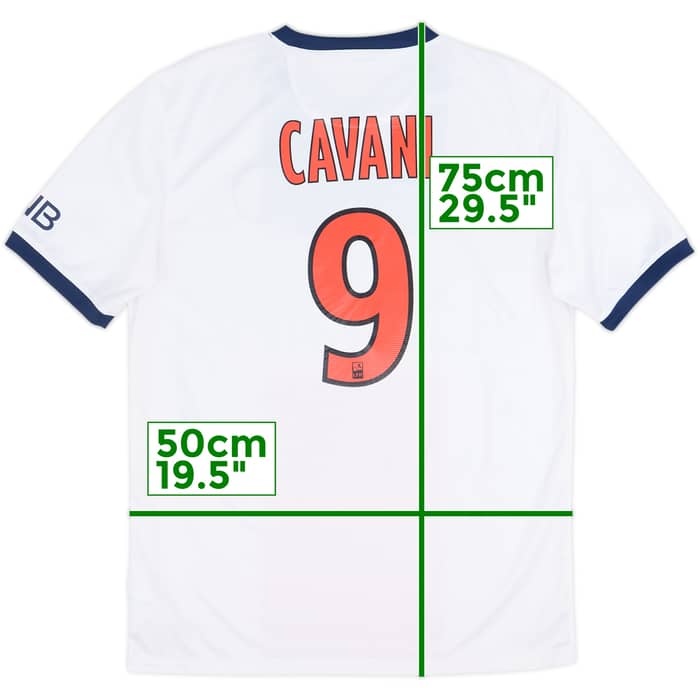 2013-14 Paris Saint-Germain Away Shirt Cavani #9 - 7/10 - (M)