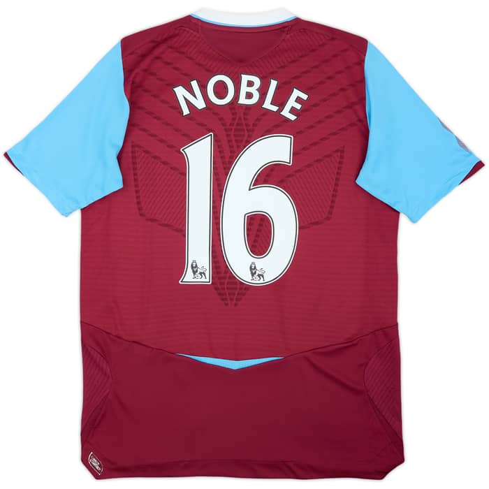 2008-09 West Ham Home Shirt Noble #16 - 8/10 - (15-16 Years)