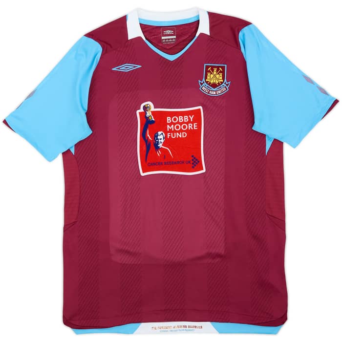 2008-09 West Ham Home Shirt Noble #16 - 8/10 - (15-16 Years)