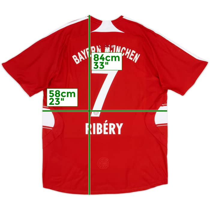 2007-08 Bayern Múnich Local Camiseta Ribery #7 - 5/10 - (XL)