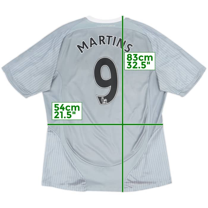 2008-09 Newcastle Third Shirt Martins #9 - 8/10 - (XL)