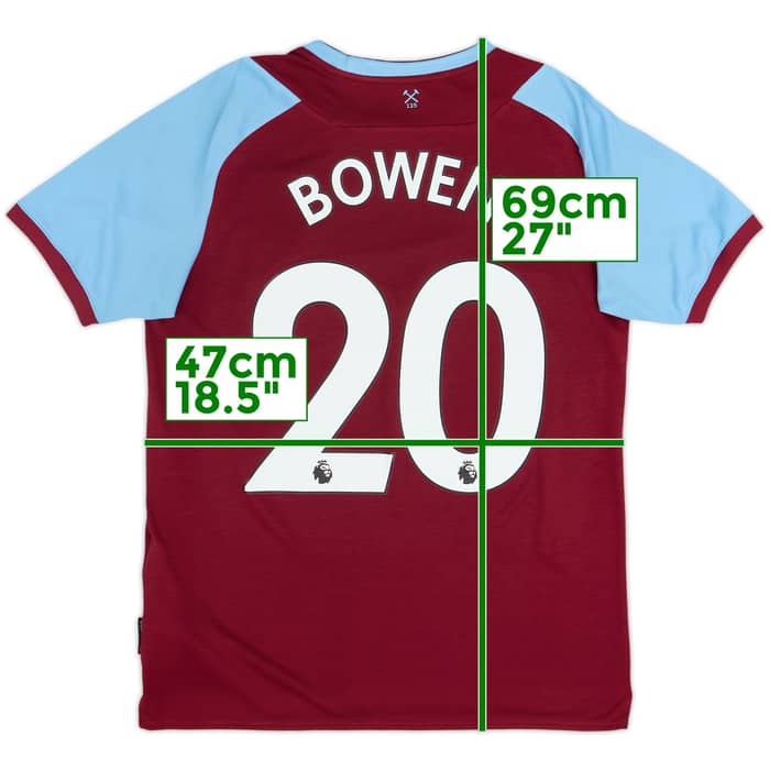 2020-21 West Ham Home Shirt Bowen #20 - 6/10 - (M)