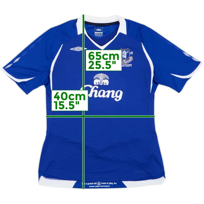 2008-09 Everton Home Shirt - 8/10 - (Women's M)