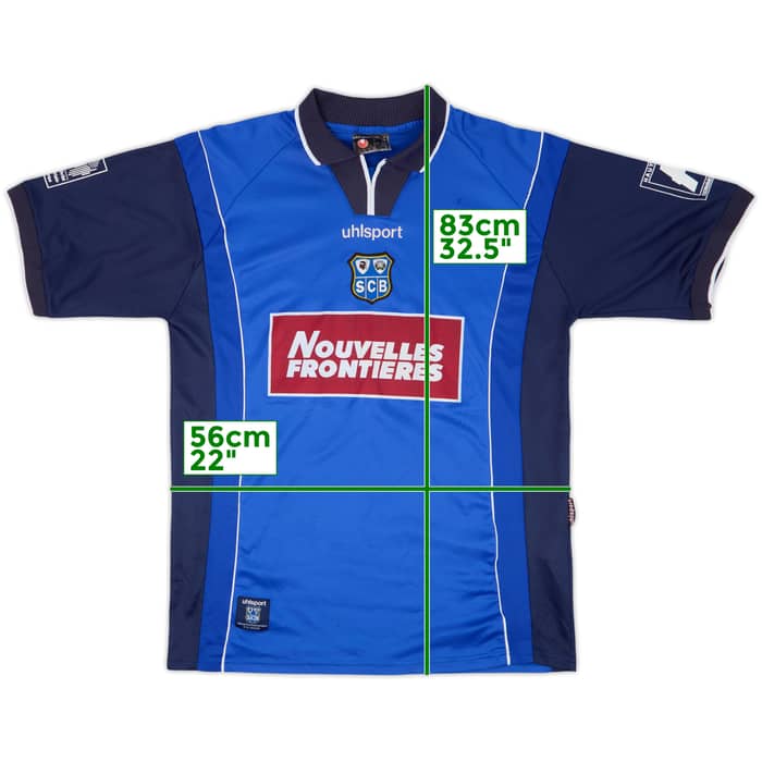 2000-01 SC Bastia Home Shirt - 7/10 - (XL)